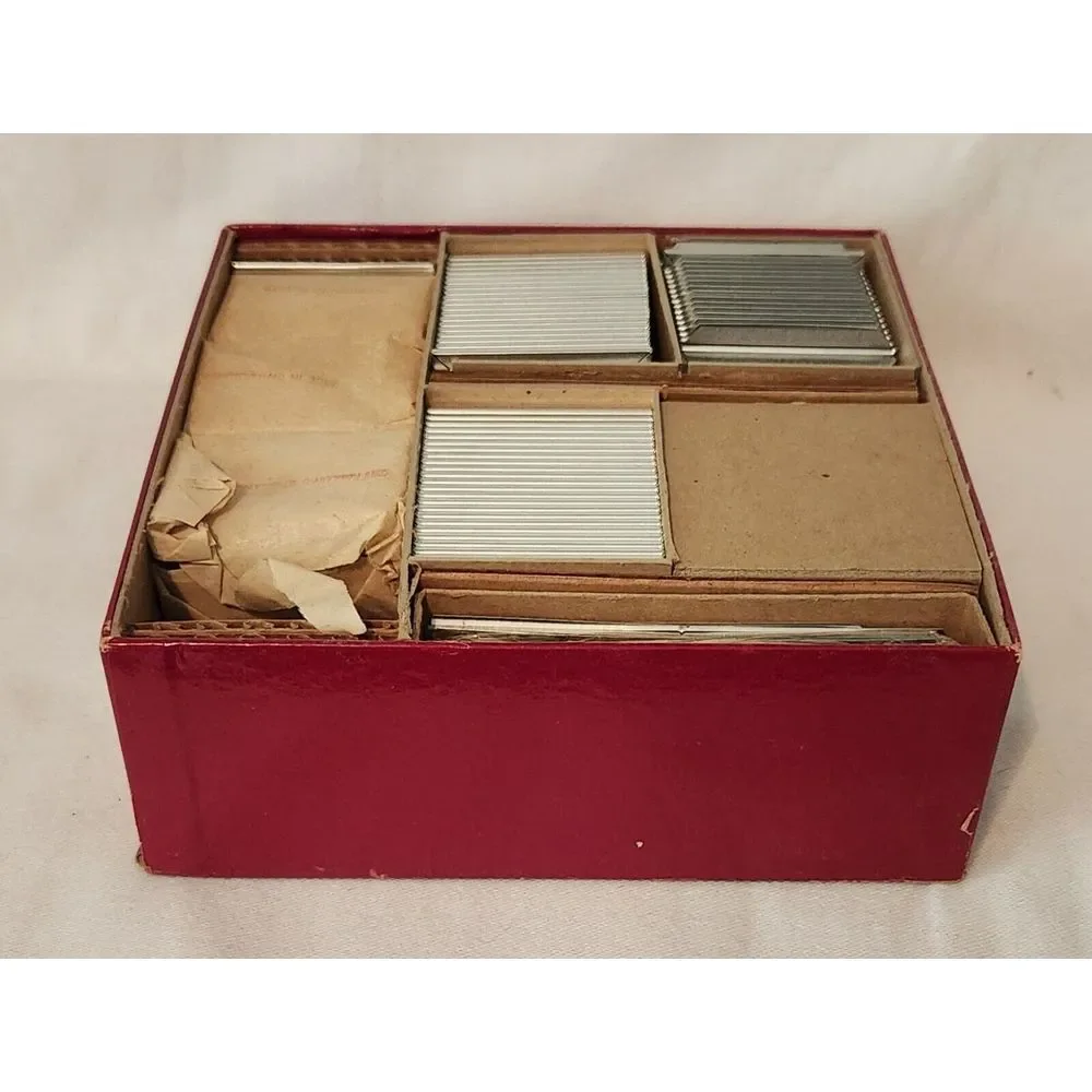 Emde Aluminum Slide Frames, Glass,‎ Foil Masks 2x2 In No. 135-T